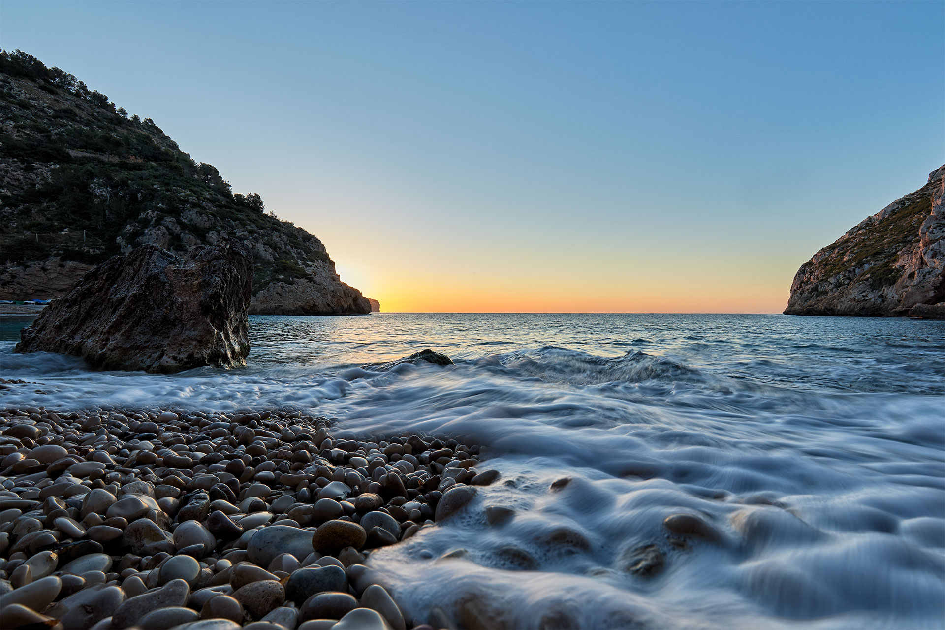 Just before Sunrise on the Spanish coast © AJ Skully, all rights reserved.